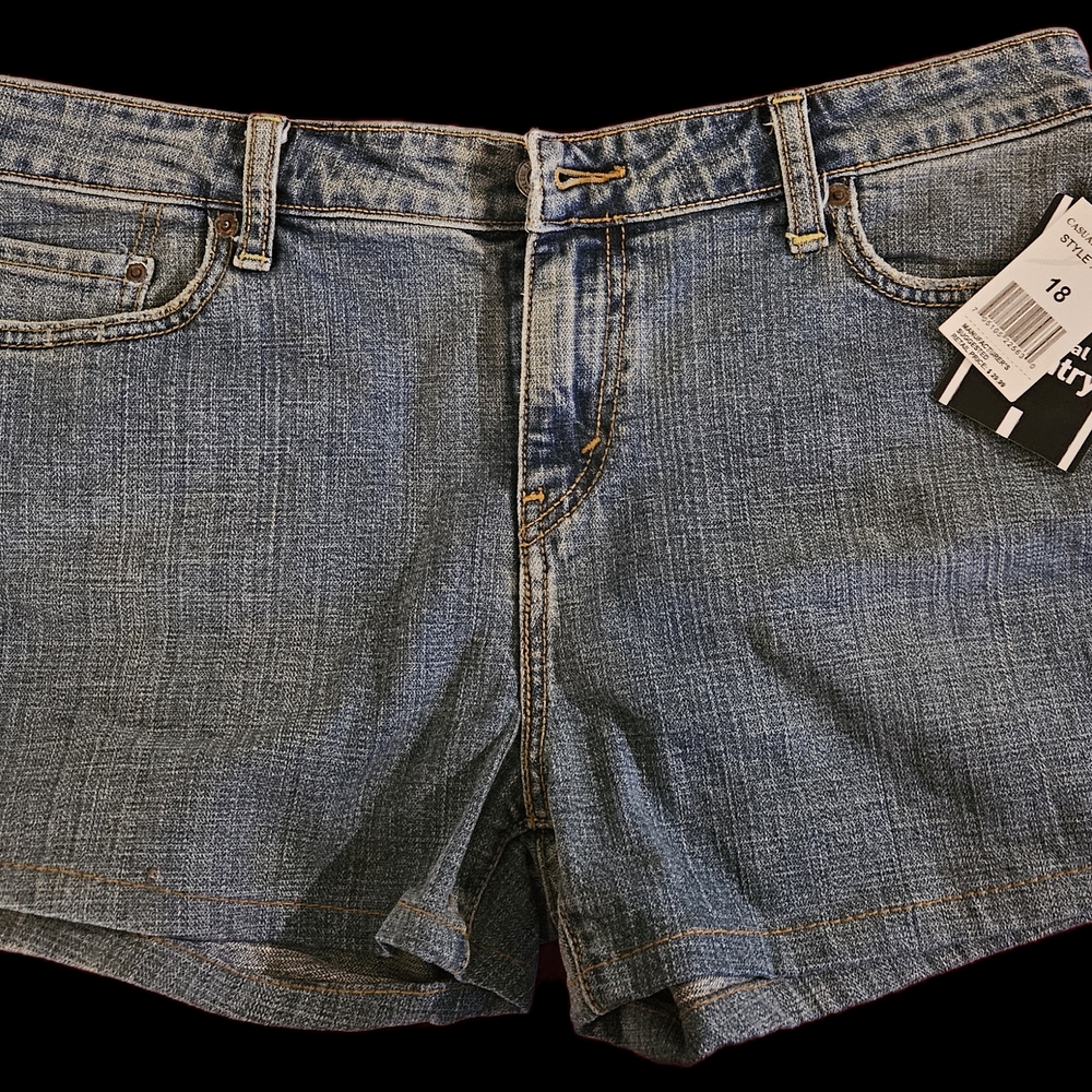 Women's Blue Denim Shorts